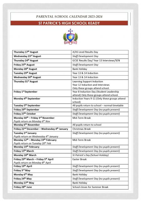 School Calendar 2022 2023