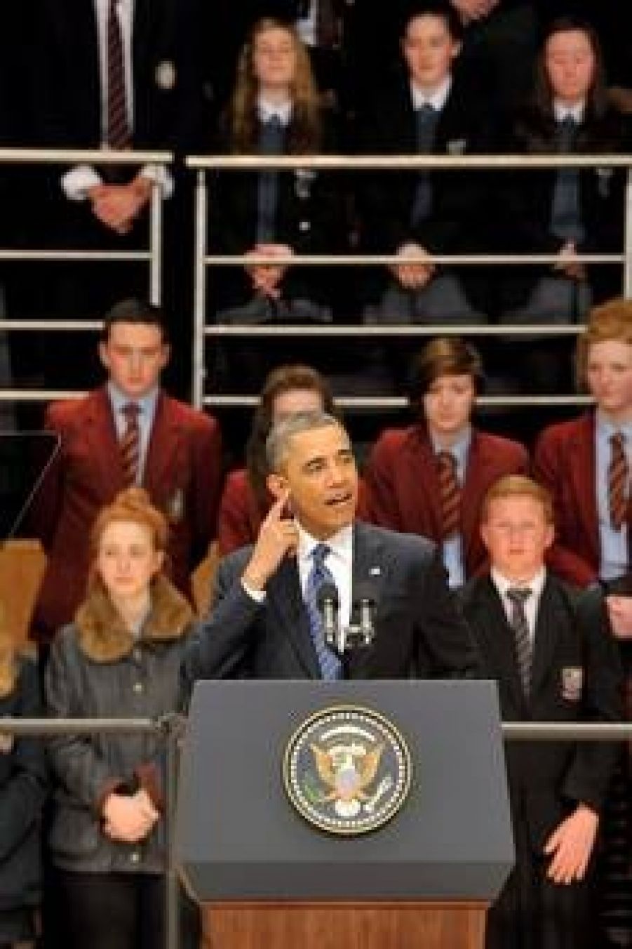 Students meet President Obama